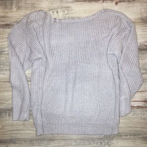 Boatneck Knit Sweater